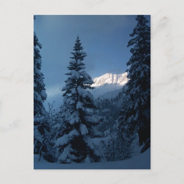 DER BERG POSTKARTE (Vorderseite)