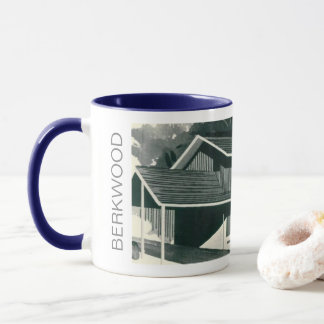 Der Berkwood Mid-Century Modern House Becher Tasse