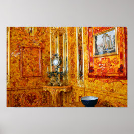 Der Bernsteinsaal im Catherine Palace, Russland 12 Poster