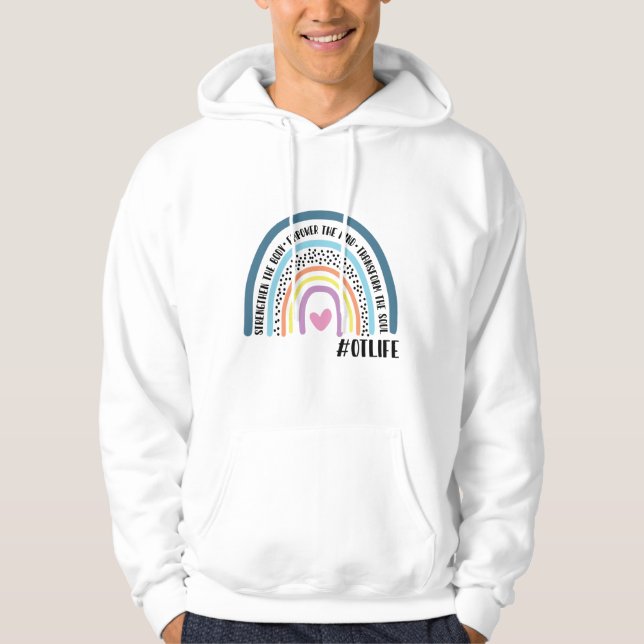 Der Berufstherapeut stärkt den Körper Hoodie (Vorderseite)