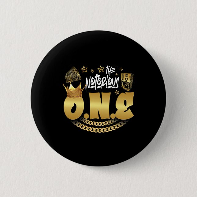 Der berühmte Hip Hop Hop 1. Bir Button (Vorderseite)