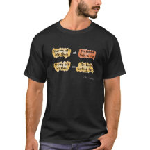 Der beschäftigte schwarze T - Shirt der
