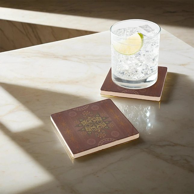 Der Beschützer der Rechtschaffenheit des Geo tantr Steinuntersetzer (Von Creator hochgeladen)