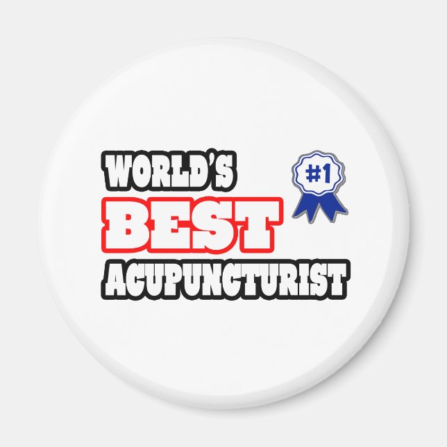 Der beste Akupunkturist der Welt Magnet (Vorne)