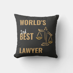 Der beste Anwalt der Welt. Geschenkidee aus Kolleg Kissen