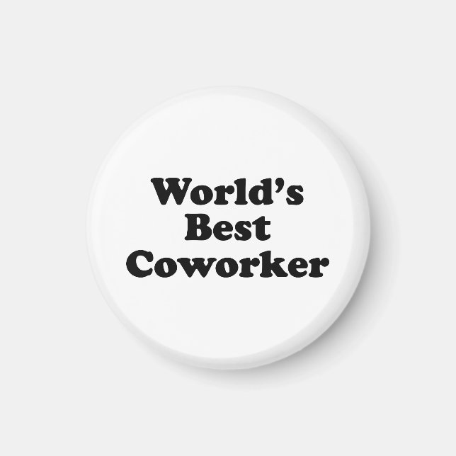 Der beste Arbeiter der Welt Magnet (Vorne)