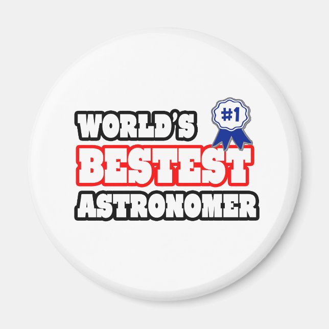 Der beste Astronom der Welt Magnet (Vorne)