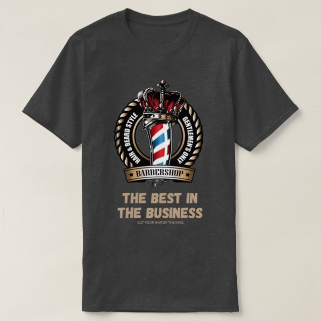 Der beste Barber im Geschäft T-Shirt (Design vorne)