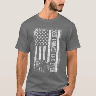 Der beste Bauer Vater aller Zeiten mit dem amerika T-Shirt