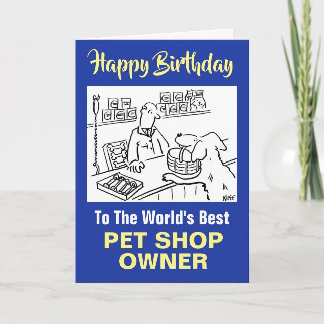 Der beste Besitzer des Hauses zum Geburtstag Karte (Vorderseite)