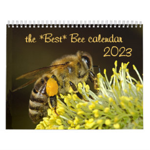 Der beste Bienenkalender 2023 mit Fotos und Beschr Kalender