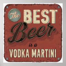 Der beste Bier ist ein Vodka Martini - Retro Bar