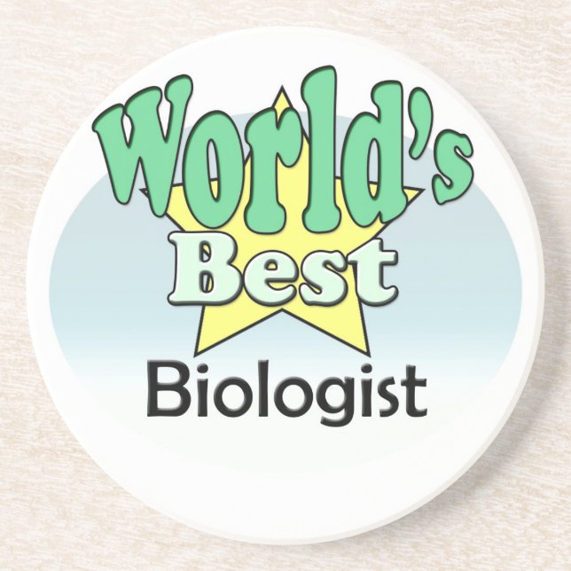 Der beste Biologe der Welt Getränkeuntersetzer (Vorne)
