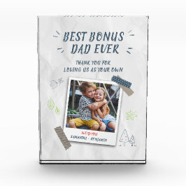 Der beste Bonus-Vater, der immer die eigene Vorgab Fotoblock