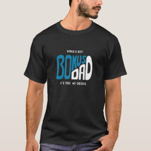 Der beste Bonus-Vater der Welt Black T-Shirt
