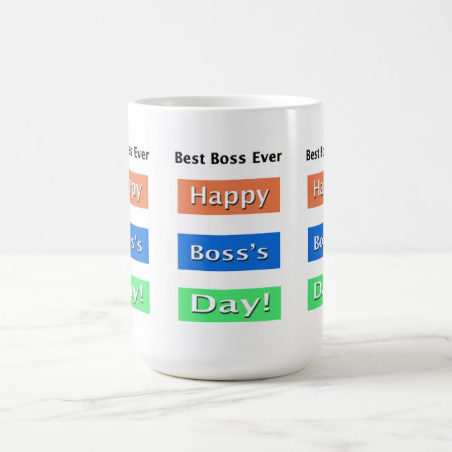 Der beste Boss aller Zeiten Kaffeetasse (Mittel)