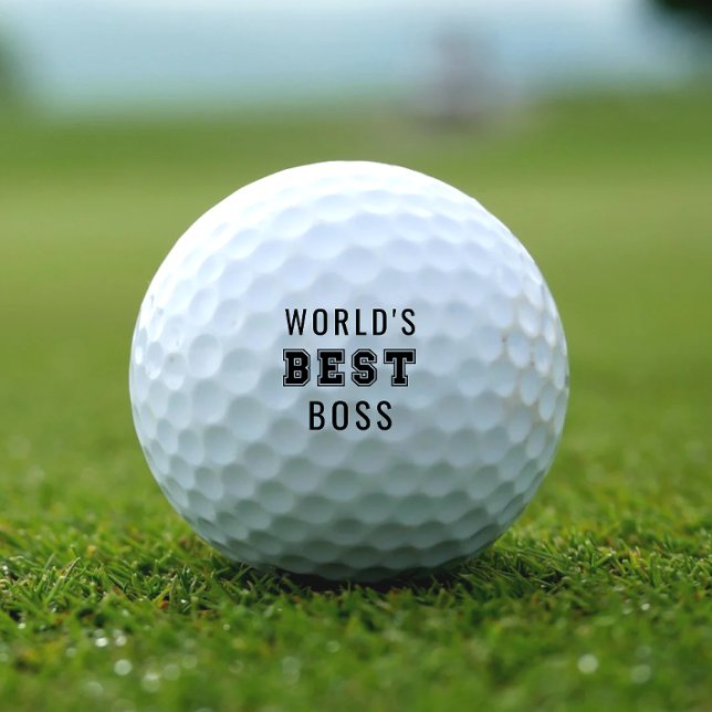 Der beste Boss der Welt Golfball (Von Creator hochgeladen)