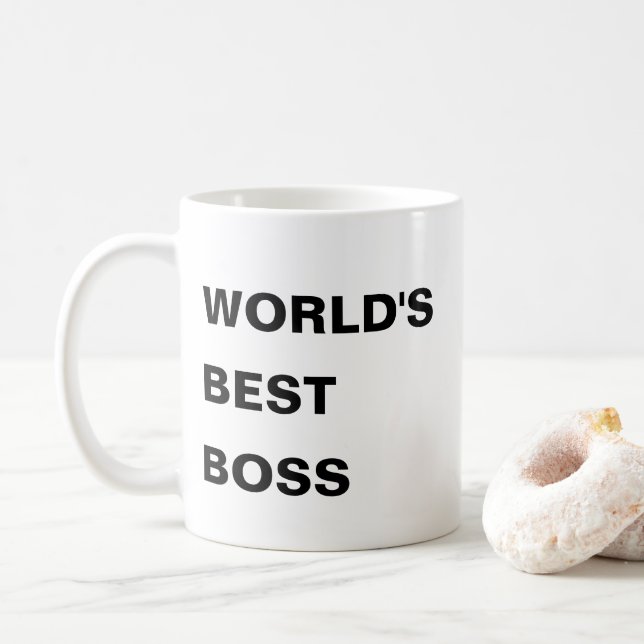 Der beste Boss der Welt Kaffeetasse (Mit Donut)
