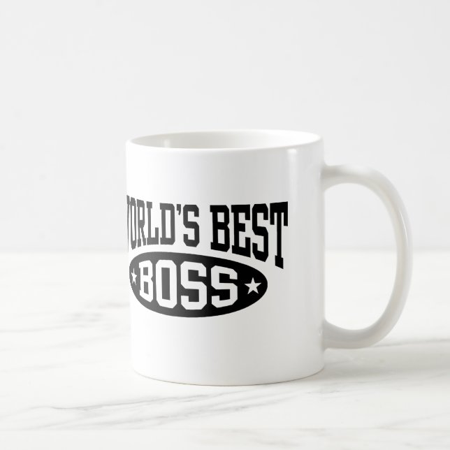 Der beste Boss der Welt Kaffeetasse (Rechts)
