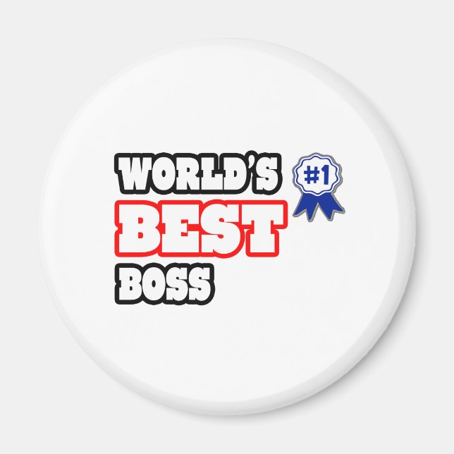 Der beste Boss der Welt Magnet (Vorne)