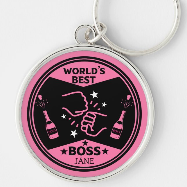 Der Beste Boss der Welt Schlüsselanhänger (Vorne)