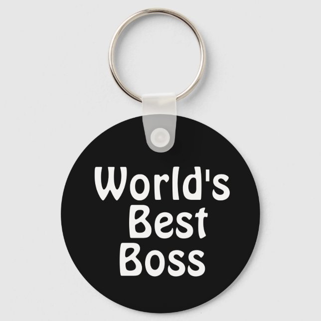 Der beste Boss-Schlüsselanhänger der Welt Schlüsselanhänger (Vorderseite)