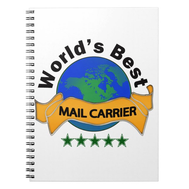 Der beste Briefträger der Welt Notizblock (Vorderseite)