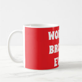 Der beste Bruder der Welt hat je Kaffeetasse