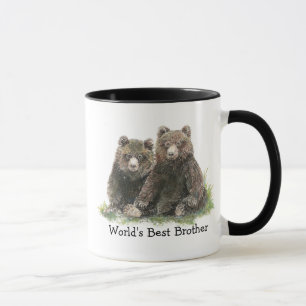 Der beste Bruder der Welt, Niedliche Wasserfarbenb Tasse