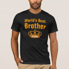 Der beste BRUDER der Welt Vintage Krone A4. T-Shirt