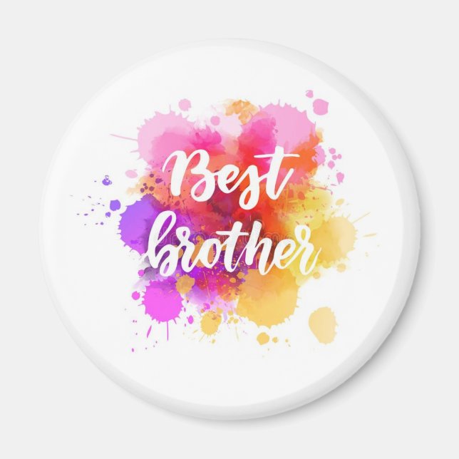 Der beste Bruder je Magnet (Vorne)