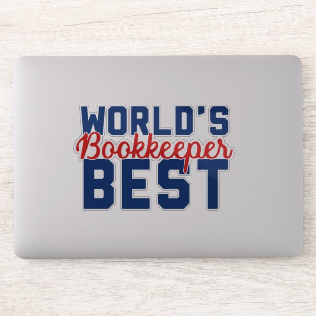 Der beste Buchhalter der Welt Aufkleber (Computer)