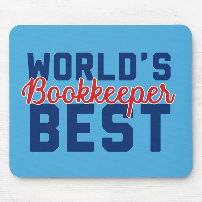 Der beste Buchhalter der Welt Mousepad (Vorne)