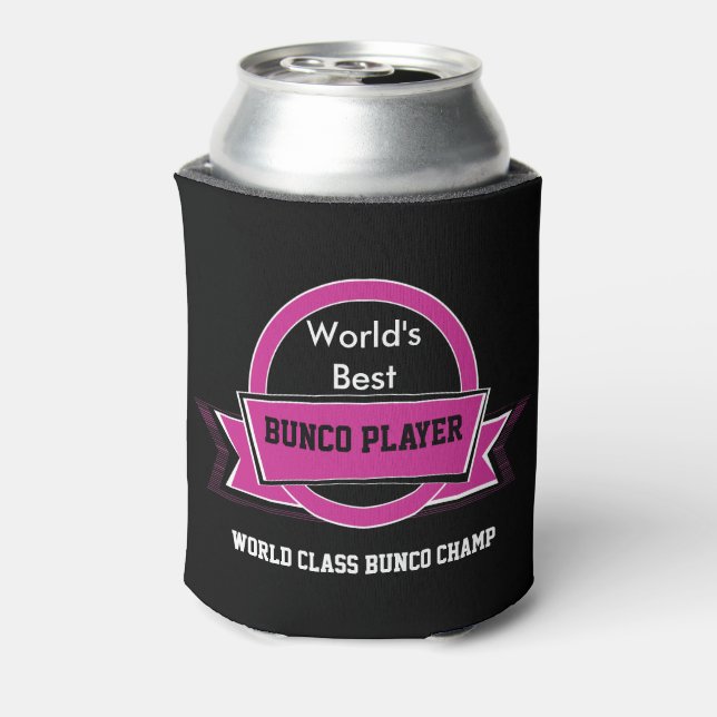 Der beste Bunco-Spieler der Welt Dosenkühler (Kanne Rückseite)