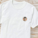 Der beste Cat Vater der Welt Elegantes einfaches F T-Shirt<br><div class="desc">Dieses einfache und klassische Design besteht aus Serifentypografie und fügt ein benutzerdefiniertes Foto hinzu.</div>