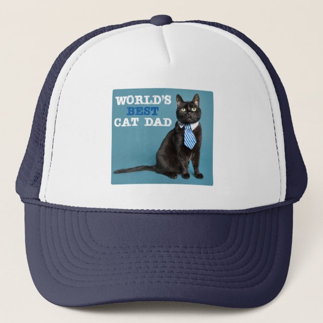 Der beste Cat-Vater der Welt Truckerkappe (Vorderseite)