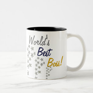 Der beste Chef der Welt Zweifarbige Tasse