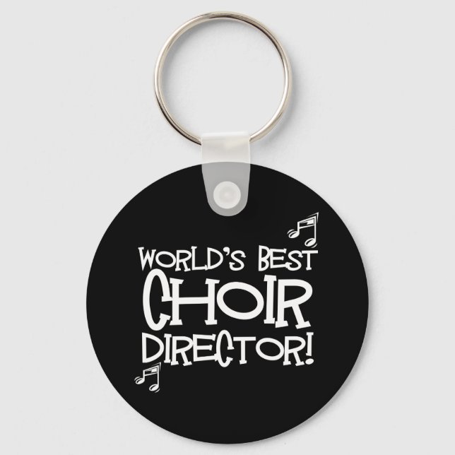 Der beste Chordirektor der Welt Schlüsselanhänger (Vorderseite)