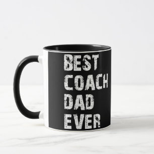 Der beste Coach-Vater je Sport Vatertag Tasse