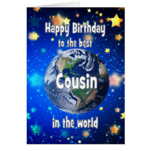 Der beste Cousin der Welt zum Geburtstag