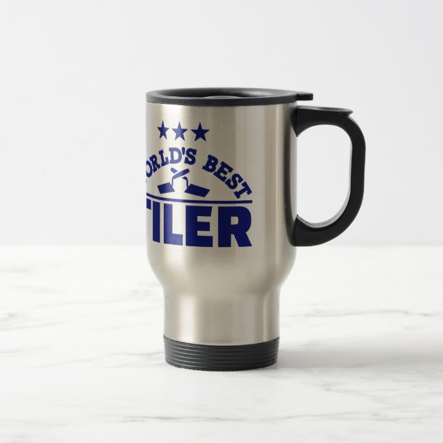 Der beste Dachdecker der Welt Reisebecher (Rechts)