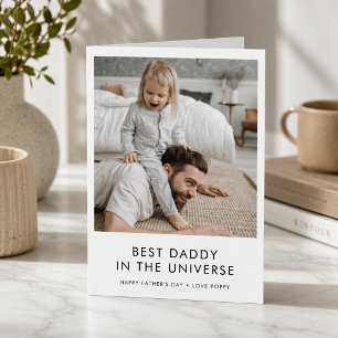 Der beste Daddy im Universum   Der moderne Vaterta Karte