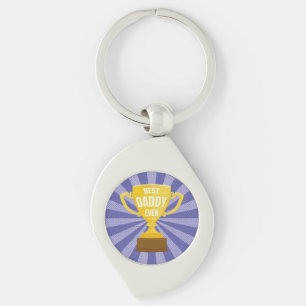 Der beste Daddy je Retro Vatertag Cooler Trophäenc Schlüsselanhänger