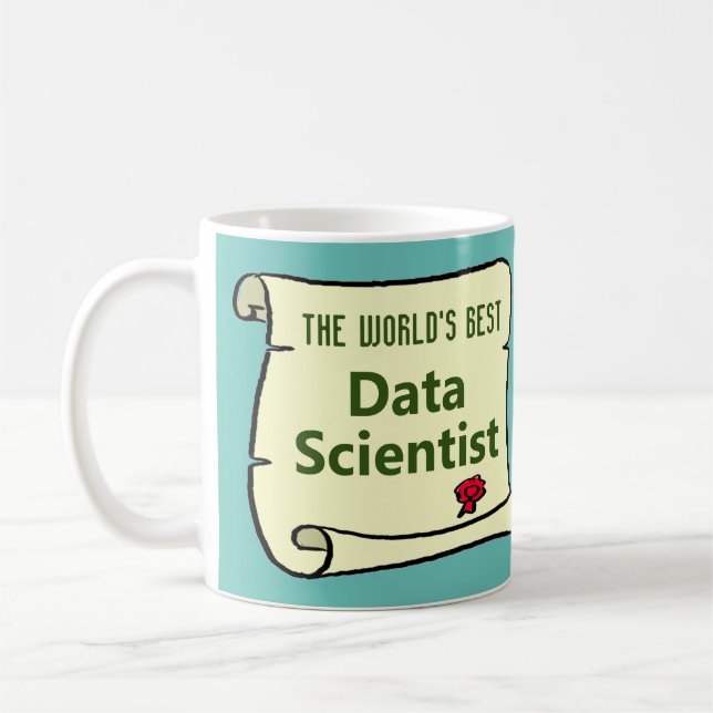 Der beste Datenwissenschaftler der Welt. Kaffeetasse (Links)