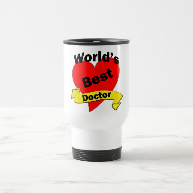 Der beste Doktor der Welt Reisebecher (Mittel)