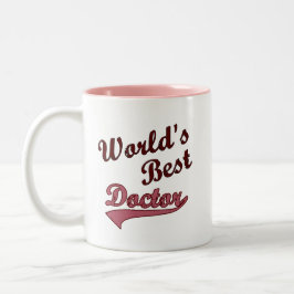 Der beste Doktor der Welt Zweifarbige Tasse