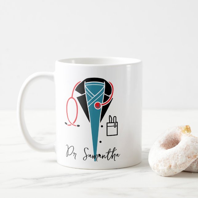 Der beste Doktor je Arzt Kaffeetasse (Mit Donut)