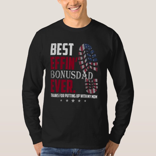 Der beste Efin Bonus Vater aller Zeiten Dank für d T-Shirt (Vorderseite)
