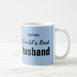 Der beste EHEMANN der Welt blauer individueller Kaffeetasse