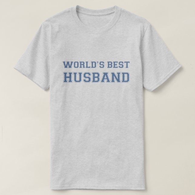 Der beste Ehemann der Welt T-Shirt (Design vorne)